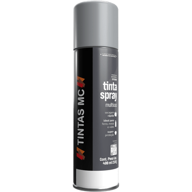 Spray Aluminio 400Ml Alta Temperatura Tintas MC