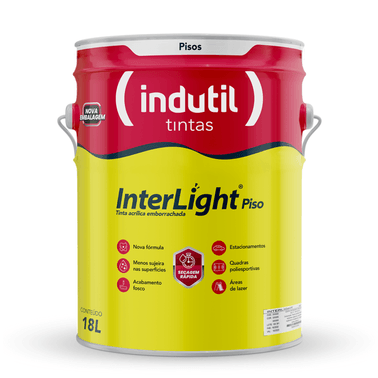 Tinta Acrílica Emborrachada Indutil Interlight Piso - Branco