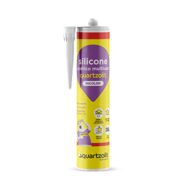 Silicone Acético Multiuso Incolor - Quartzolit