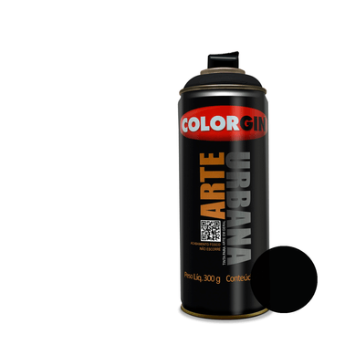 Spray Preto 945 Arte Urbana 400ml - Colorgin