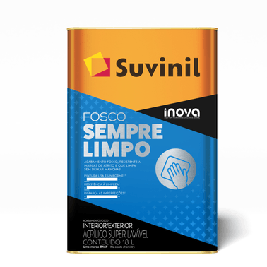 Tinta Fosco Sempre Limpo Branco Neve - Suvinil