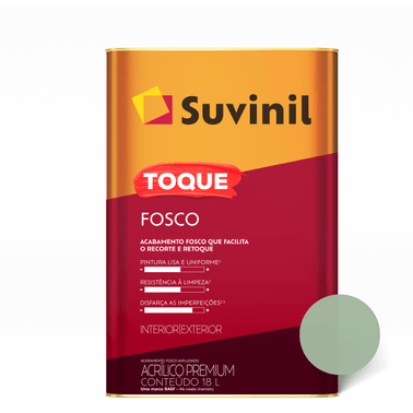 Tinta Toque Fosco Verde Pastel - Suvinil