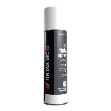 Spray Branco Brilhante 400Ml Uso Geral Tintas MC