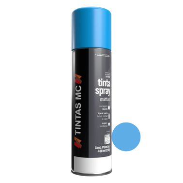 Spray Azul Claro 400Ml Uso Geral Tintas MC