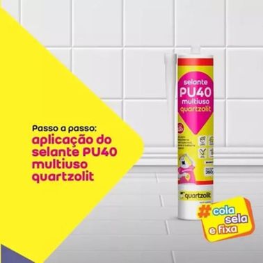 Selante PU40 Multiuso Branco 360g - Quartzolit