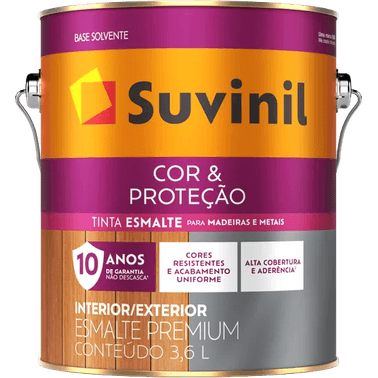 Esmalte Acetinado Branco Cor e Proteção Suvinil