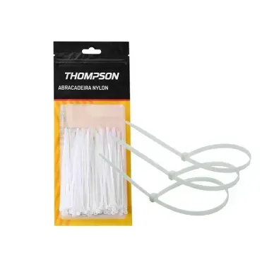 Abracadeira Branco 4-8 Polegadas X250Mm C 100 Thompson