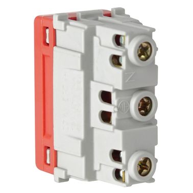 Tomada 2P+T 20A/250V Vermelha Tramontina