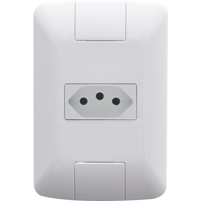 Conjunto Tomada 2P+T 20A250V Aria Branco Tramontina.jpg