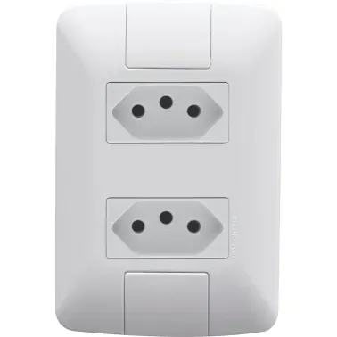 Conjunto 2 Tomadas 2P+T 10A/250V Aria Bra Tramontina