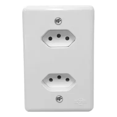 2 Tomadas Stylus  10A Ilumi