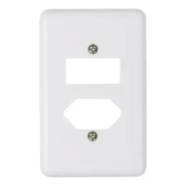 Placa 4X2 Para Interruptor + Tomada Stylus  Ilumi