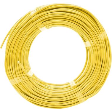 Cabo Flex 750V 1,0Mm  Amarelo 100M Cobrecom