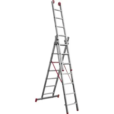 Escada Aluminio 7X3 Tripla Extensiva Abotafogo