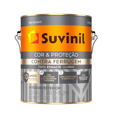 Esmalte Brilhante Branco Contra Ferrugem Suvinil