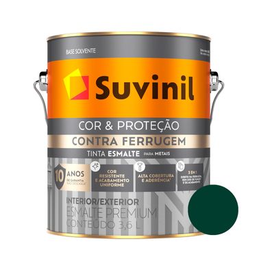 Esmalte Brilhante Verde Colonial Contra Ferrugem Suvinil