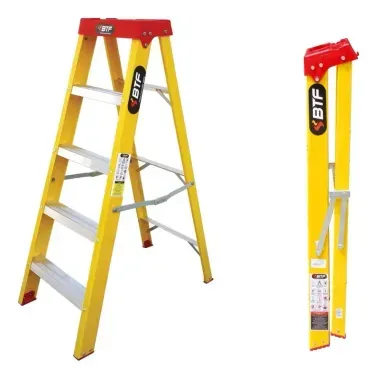 Escada Fibra Tesoura Pratica 4 Degraus Botofogo