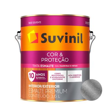 Esmalte Brilhante Alumínio Cor e Proteção Suvinil
