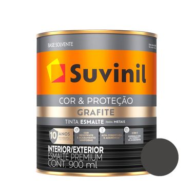 Esmalte Fosco Grafite Escuro Cor e Proteção Suvinil