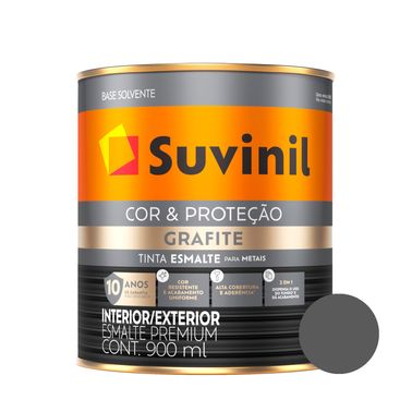 Esmalte Fosco Grafite Claro Cor e Proteção Suvinil