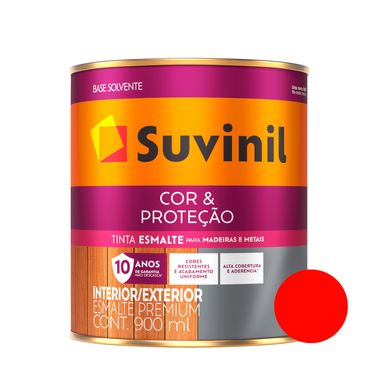 Esmalte Brilhante Vermelho Cor e Proteção Suvinil