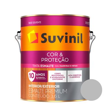 Esmalte Acetinado Platina Cor e Proteção Suvinil
