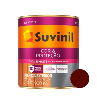 Esmalte Acetinado Marrom Barr Cor e Proteção Suvinil