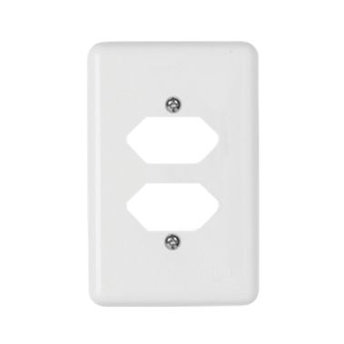 Placa 4X2 Para Interruptor 2 Teclas Stylus  Ilumi