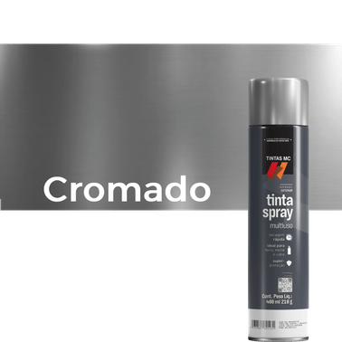 Spray Cromado 400Ml Metalizado Tintas MC