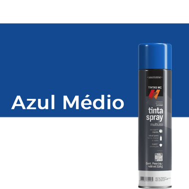 Spray Azul Médio 400Ml Uso Geral Tintas MC