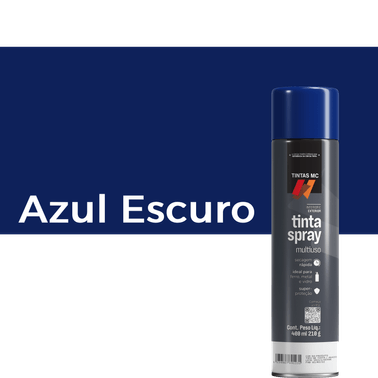 Spray Azul Escuro 400Ml Uso Geral Tintas MC