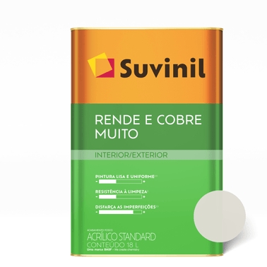 Tinta Acrílica Fosco Gelo  Rende & Cobre Muito Suvinil