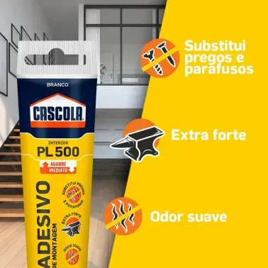 Cascola Adesivo de Montagem Interior PL500 85g Henkel